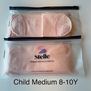 Stelle Pink Footed Dance Tights Girls Medium 8-10 Two Pairs